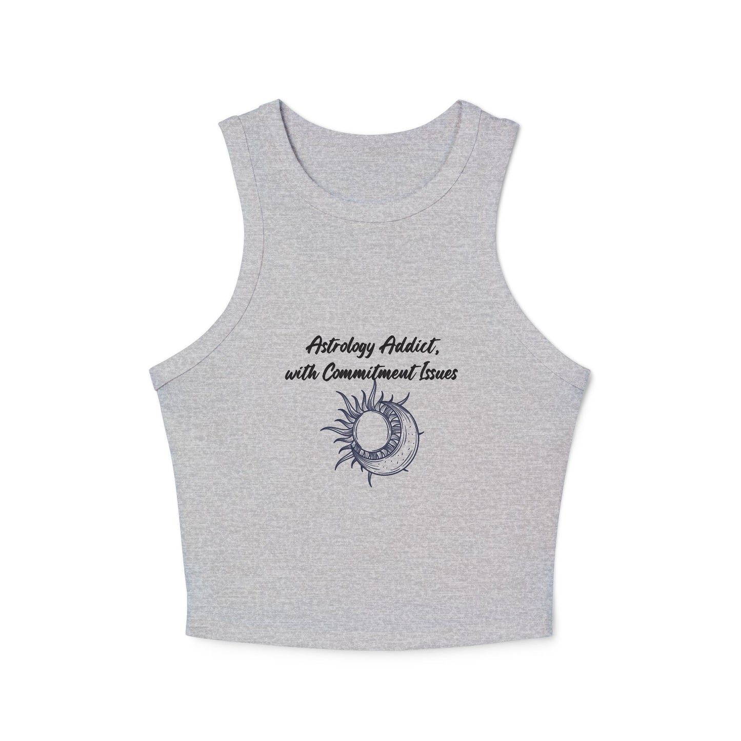 Astrology Addict Tank Top – Funny Zodiac Shirt for Spiritual Babes Athletic Heather