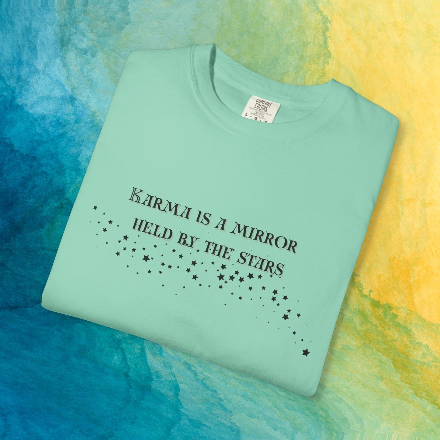 Karma Is a Mirror Held by the Stars – Spiritual Astrology T-Shirt