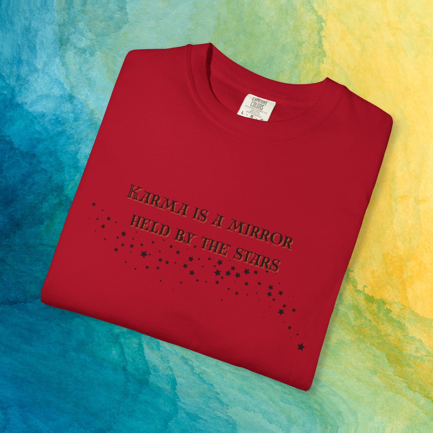 Karma Is a Mirror Held by the Stars – Spiritual Astrology T-Shirt