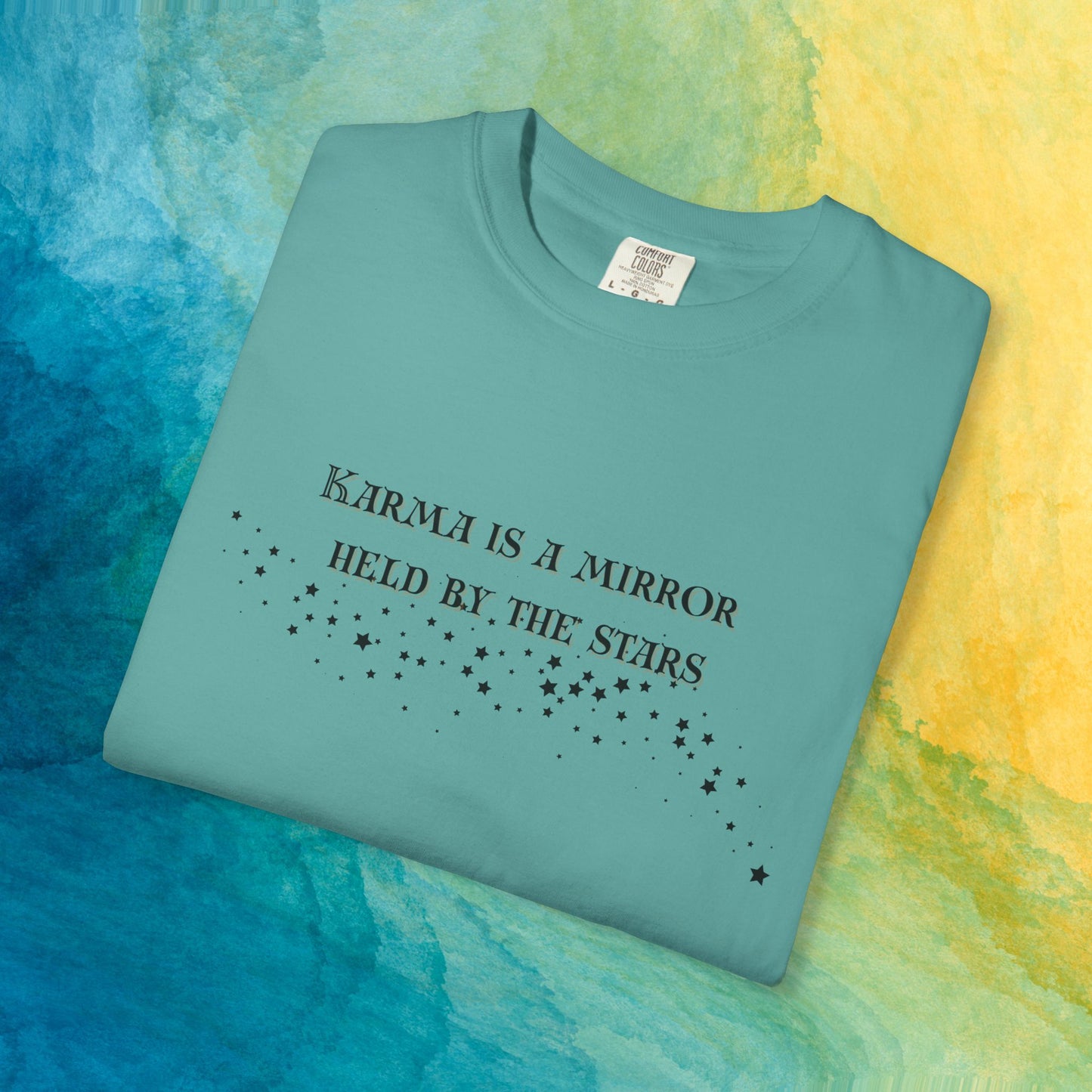 Karma Is a Mirror Held by the Stars – Spiritual Astrology T-Shirt