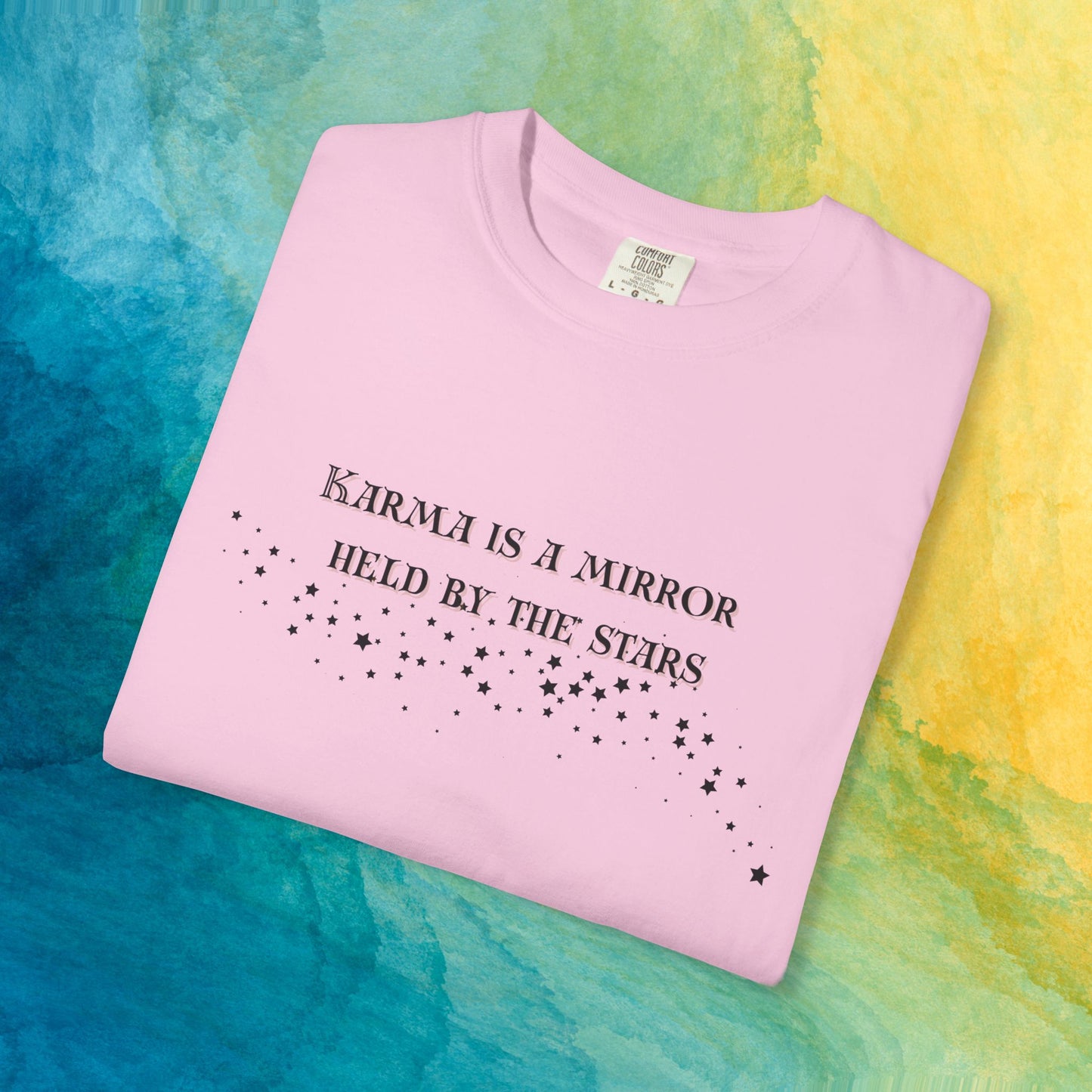 Karma Is a Mirror Held by the Stars – Spiritual Astrology T-Shirt