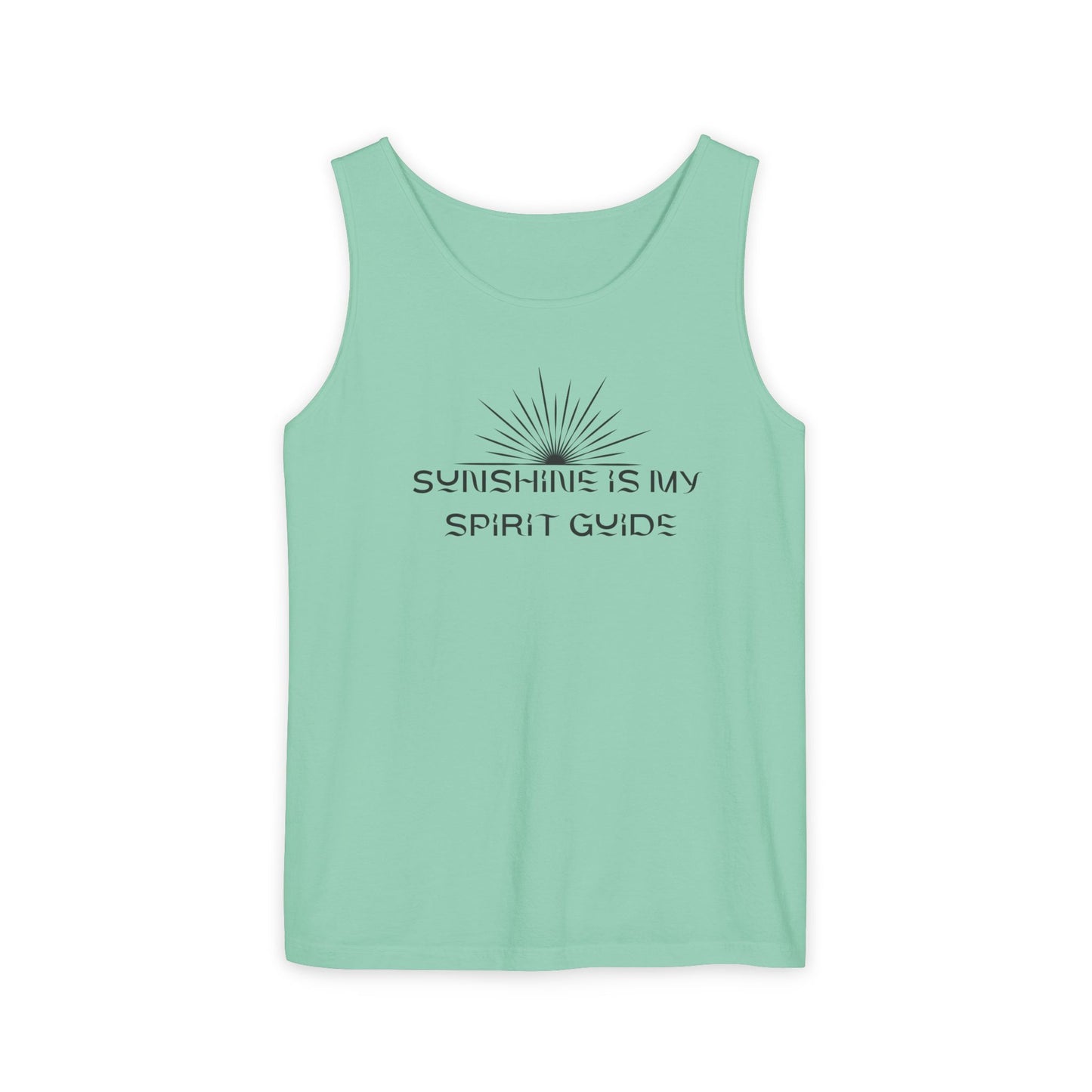 Sunshine Is My Spirit Guide Tank Top – Spiritual Unisex Summer Shirt Island Reef