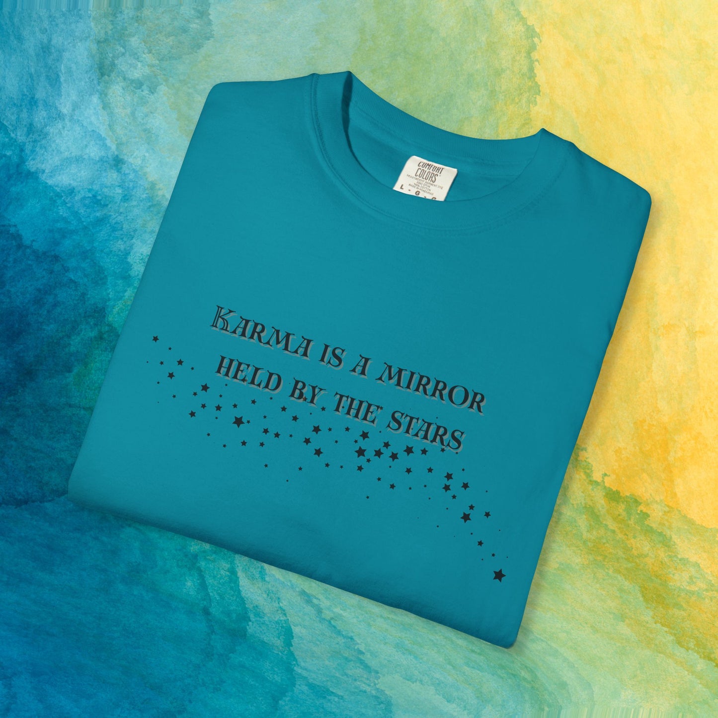 Karma Is a Mirror Held by the Stars – Spiritual Astrology T-Shirt