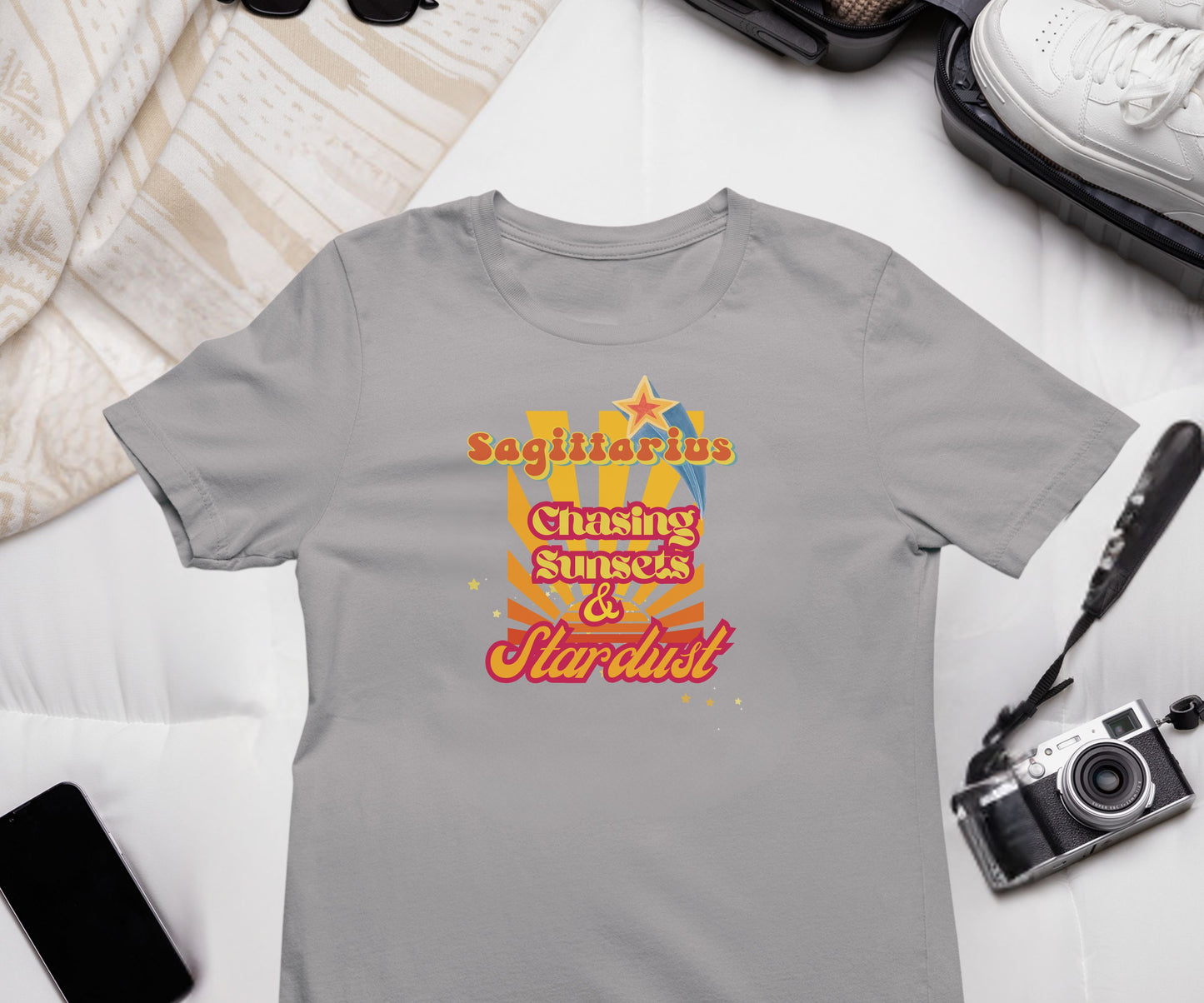Aquarius Retro T-Shirt – Zodiac Soul Astrology Shirt for Aquarius Lovers