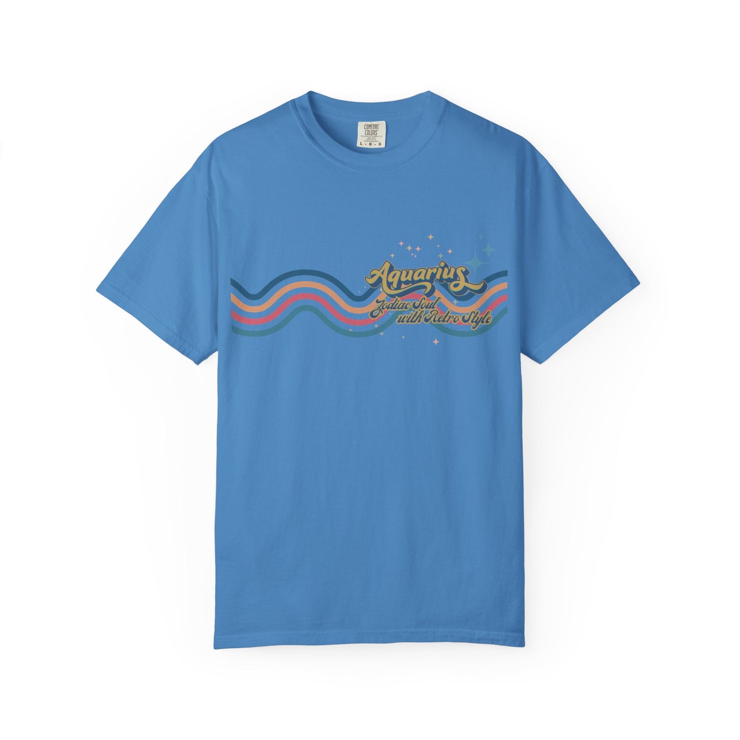 Aquarius Retro T-Shirt – Zodiac Soul Astrology Shirt for Aquarius Lovers Royal Caribe