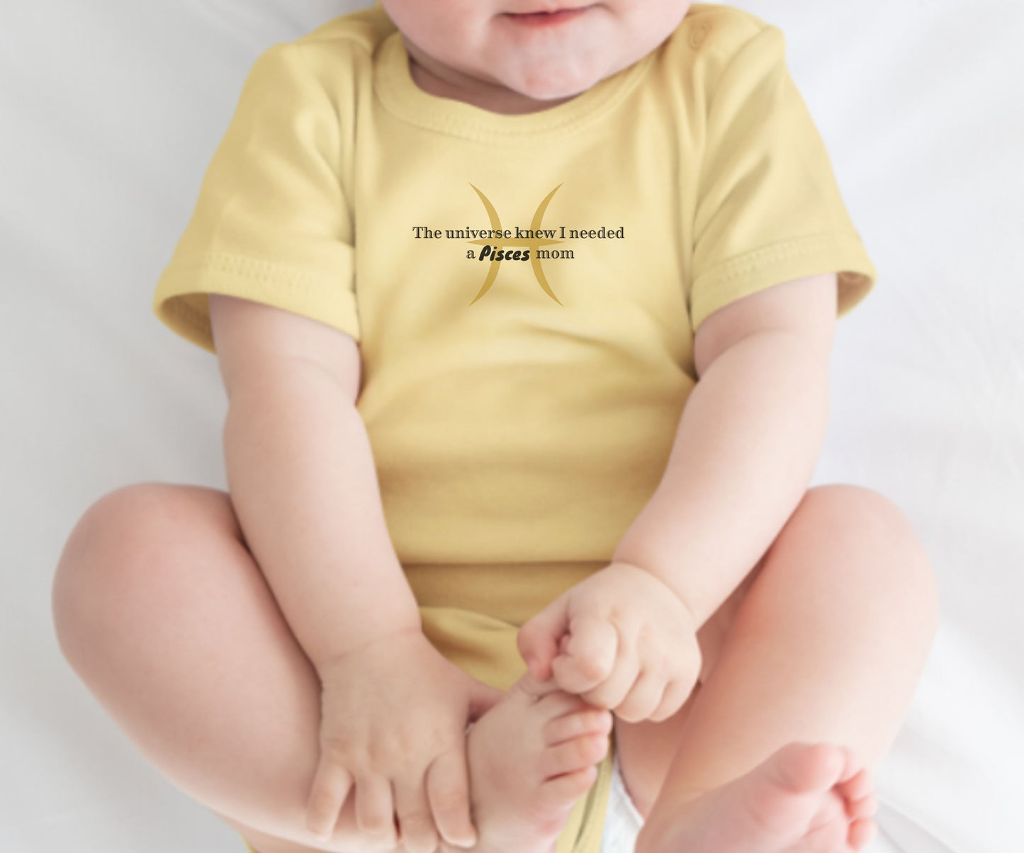 Baby Onesie for Pisces Moms | Customized for all Genders | Horoscope bodysuit