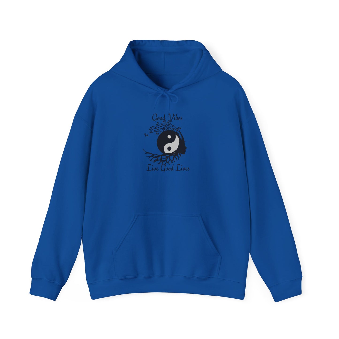 Good Vibes Hoodie – Manifestation & Mindfulness Apparel Royal