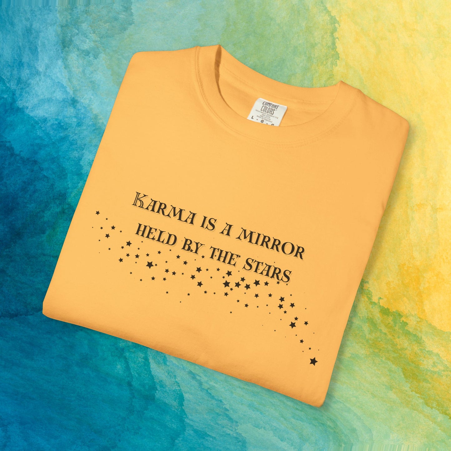 Karma Is a Mirror Held by the Stars – Spiritual Astrology T-Shirt