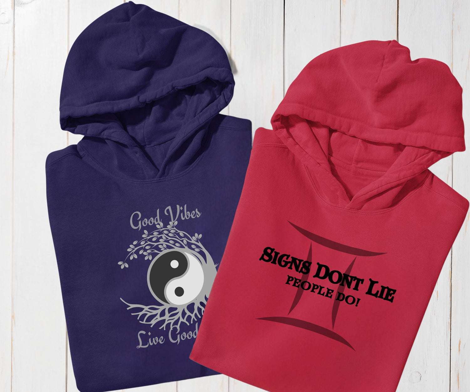 Cozy spiritual sweatshirt with astrology design