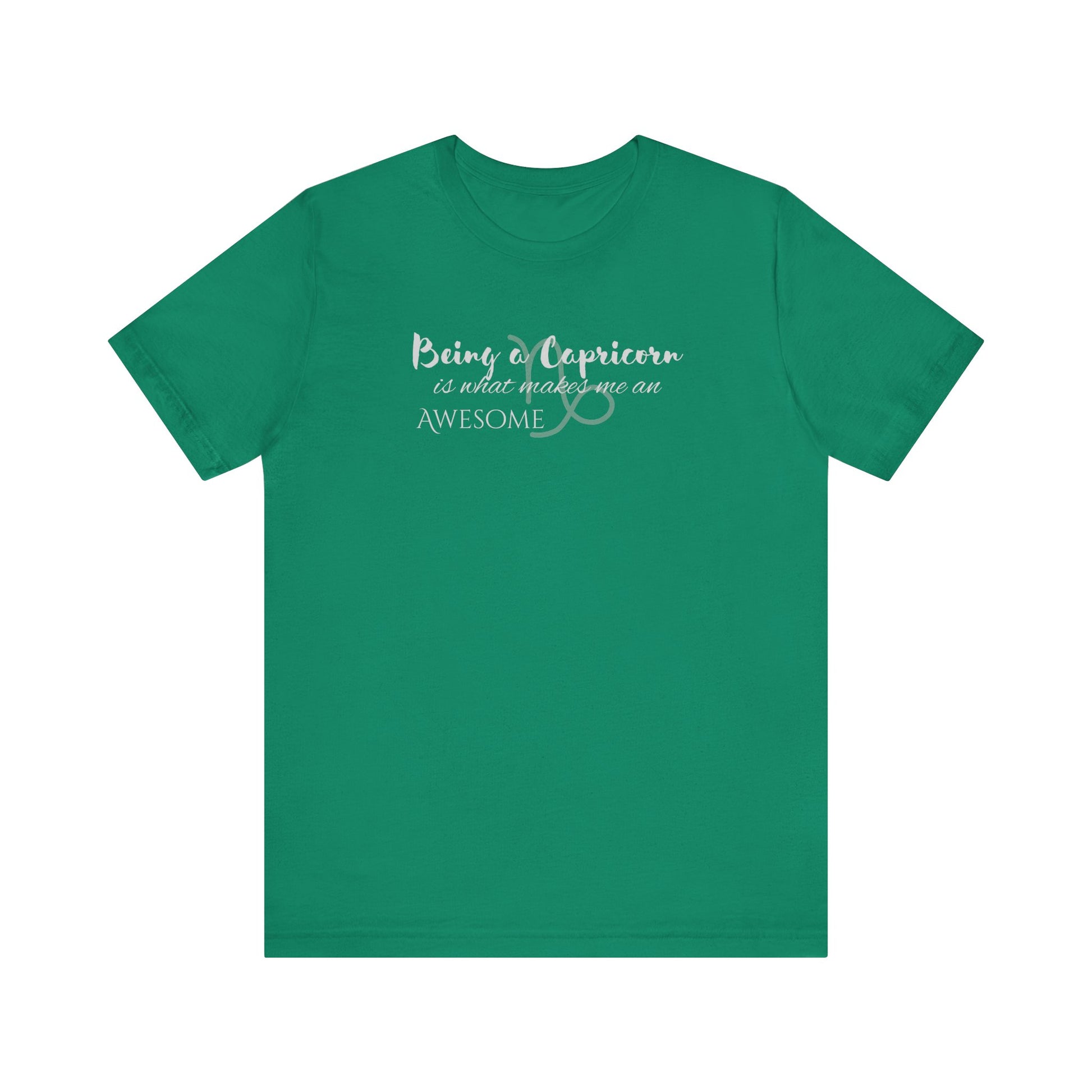 Awesome Unisex Capricorn Tshirt | Horoscope Profession Tee Kelly