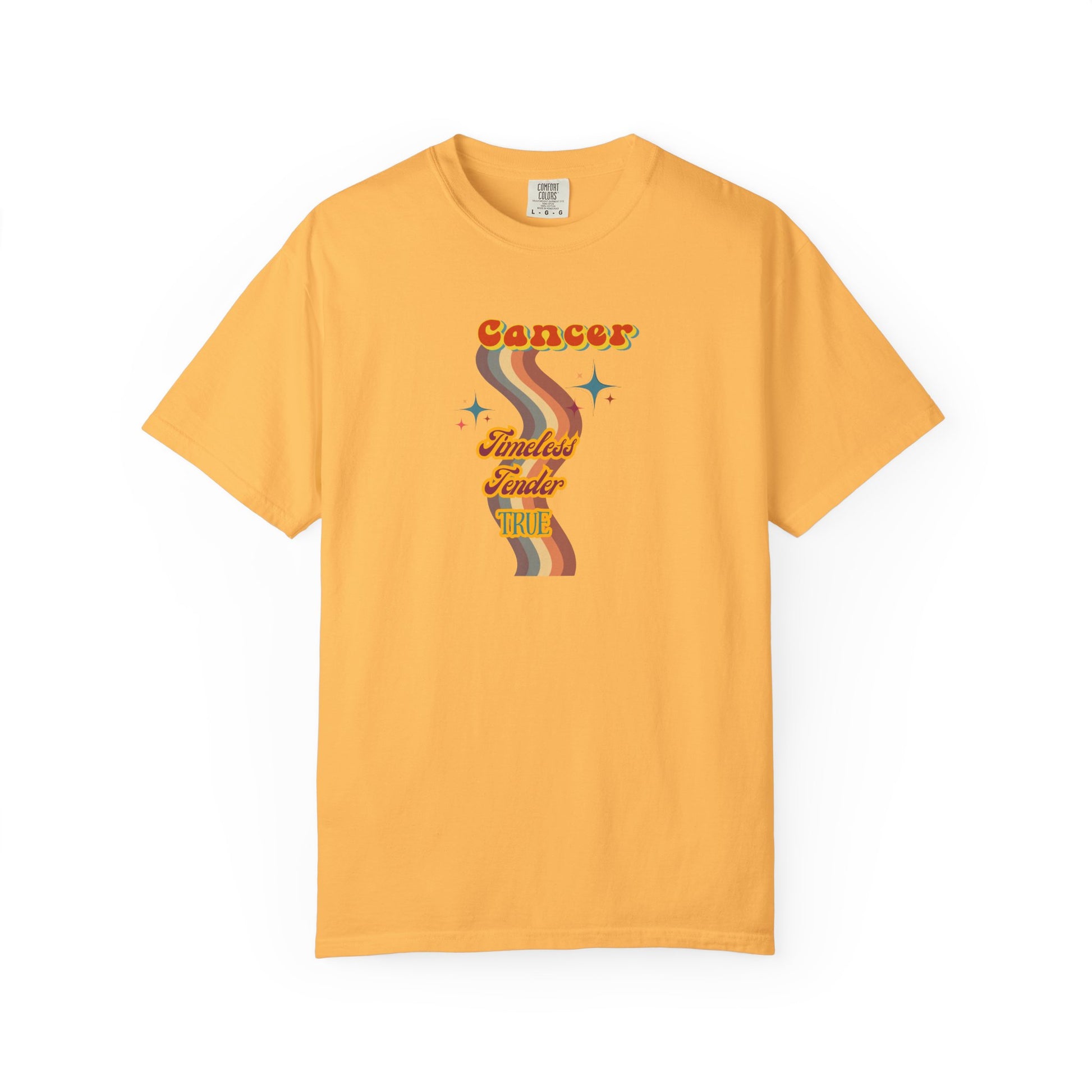 Cancer Zodiac Retro T-Shirt – Timeless • Tender • True Citrus