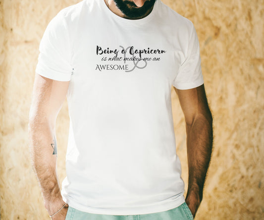 Awesome Unisex Capricorn Tshirt | Horoscope Profession Tee