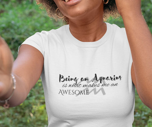 Awesome Unisex Aquarius Tshirt | Horoscope Profession Tee
