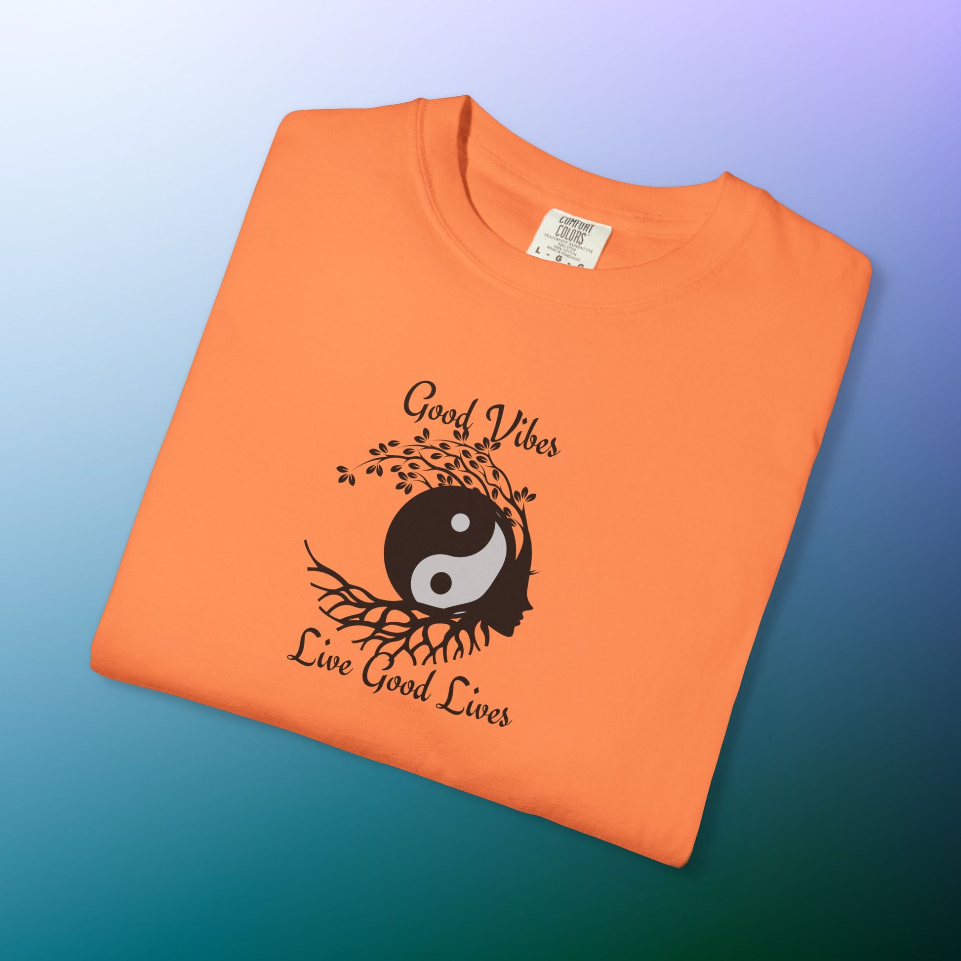 Good Vibes Live Good Lives T-Shirt – Yin Yang Tree of Life Tee
