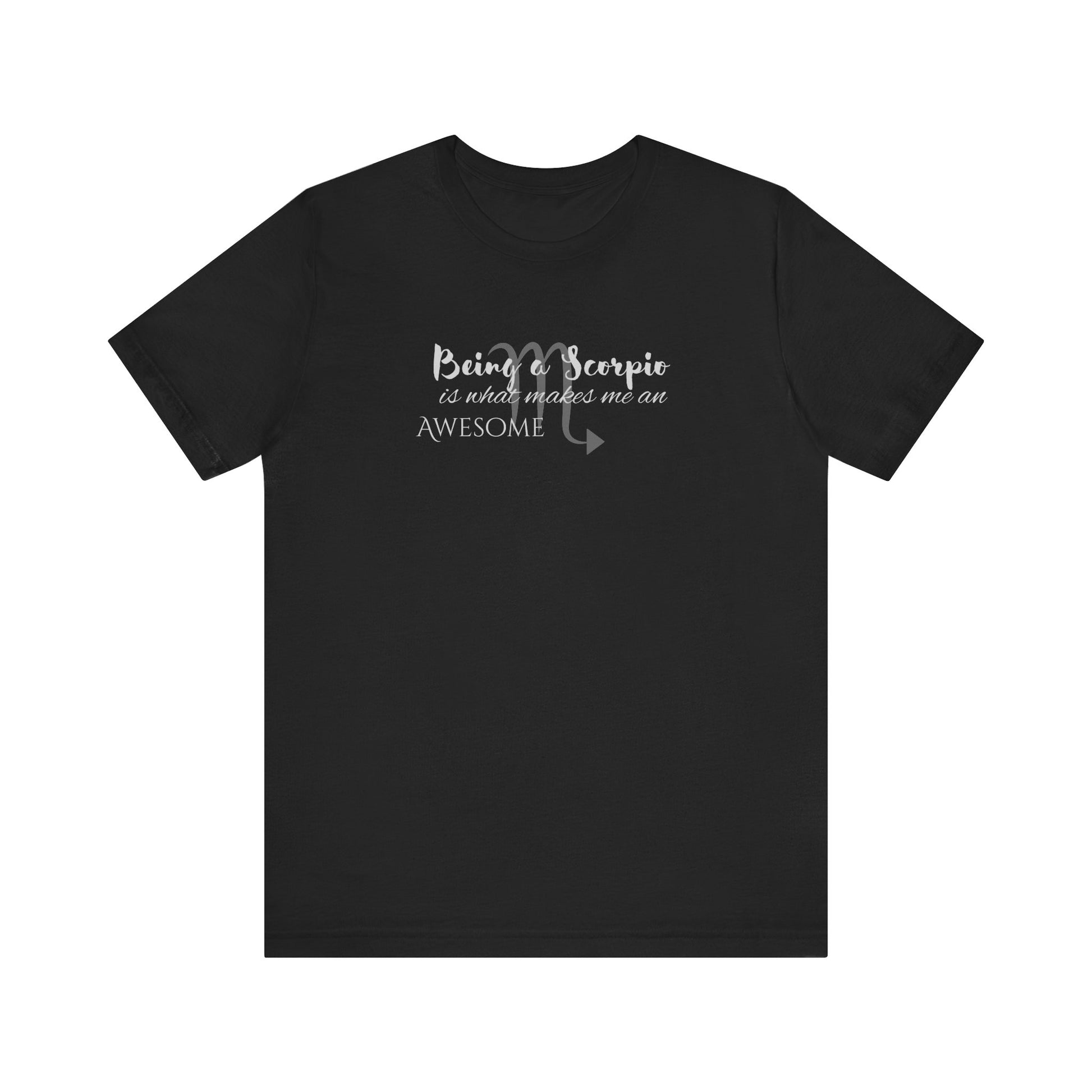 Awesome Unisex Scorpio Tshirt | Horoscope Profession Tee Black