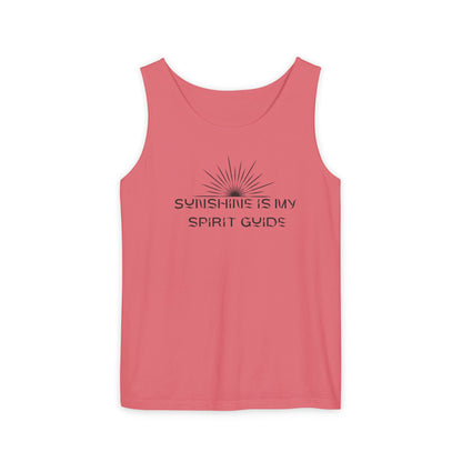 Sunshine Is My Spirit Guide Tank Top – Spiritual Unisex Summer Shirt Watermelon