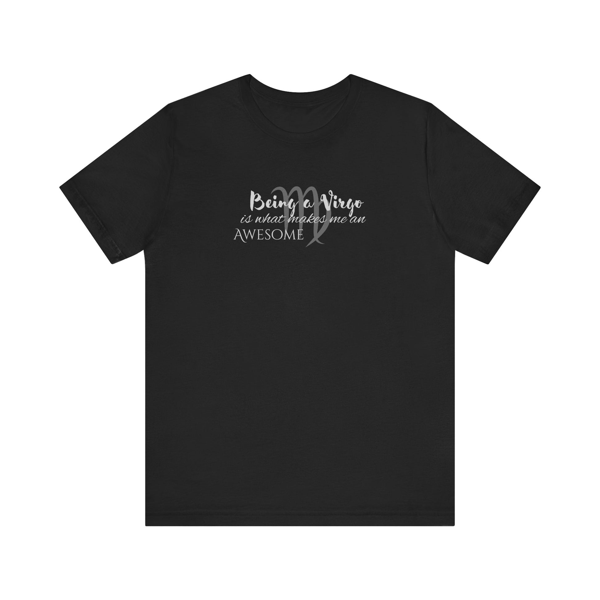 Awesome Unisex Virgo Tshirt | Horoscope Profession Tee Black