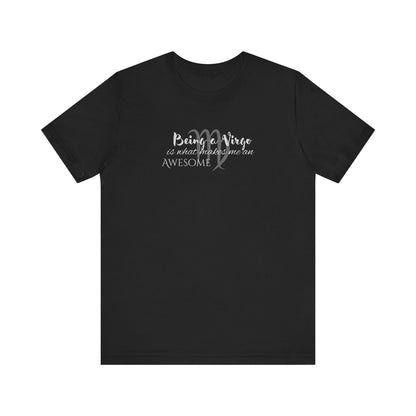 Awesome Unisex Virgo Tshirt | Horoscope Profession Tee Black