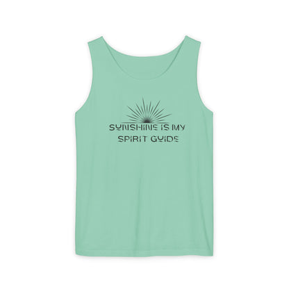 Sunshine Is My Spirit Guide Tank Top – Spiritual Unisex Summer Shirt Island Reef