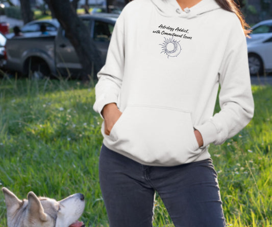 Astrology Addict | With Commitment Issues | Funny Zodiac Hoodie