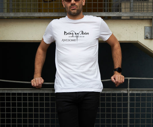 Awesome Unisex Aries Tshirt | Horoscope Profession Tee