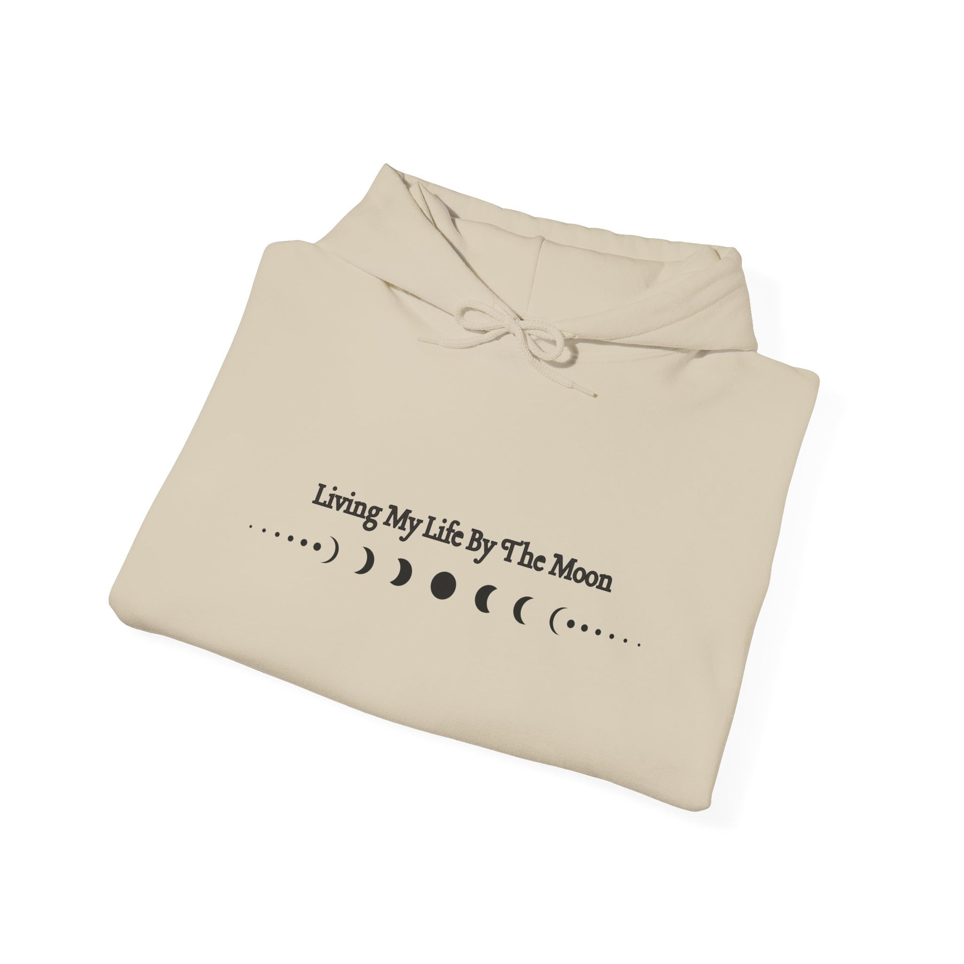 Living My Life by the Moon Hoodie – Moon Phase Astrology Sweatshirt