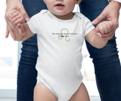 Baby Onesie for Leo Moms | Customized for all Genders | Horoscope bodysuit