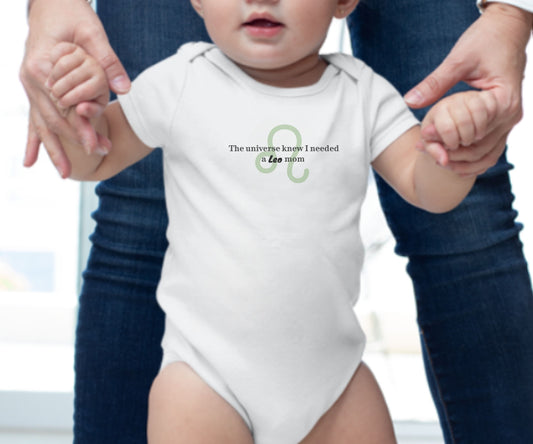 Baby Onesie for Leo Moms | Customized for all Genders | Horoscope bodysuit