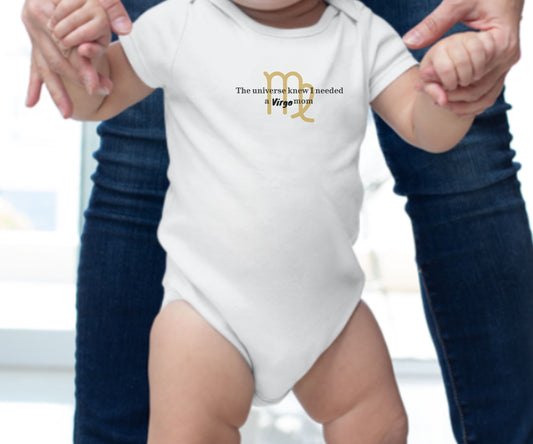 Baby Onesie for Virgo Moms | Customized for all Genders | Horoscope bodysuit