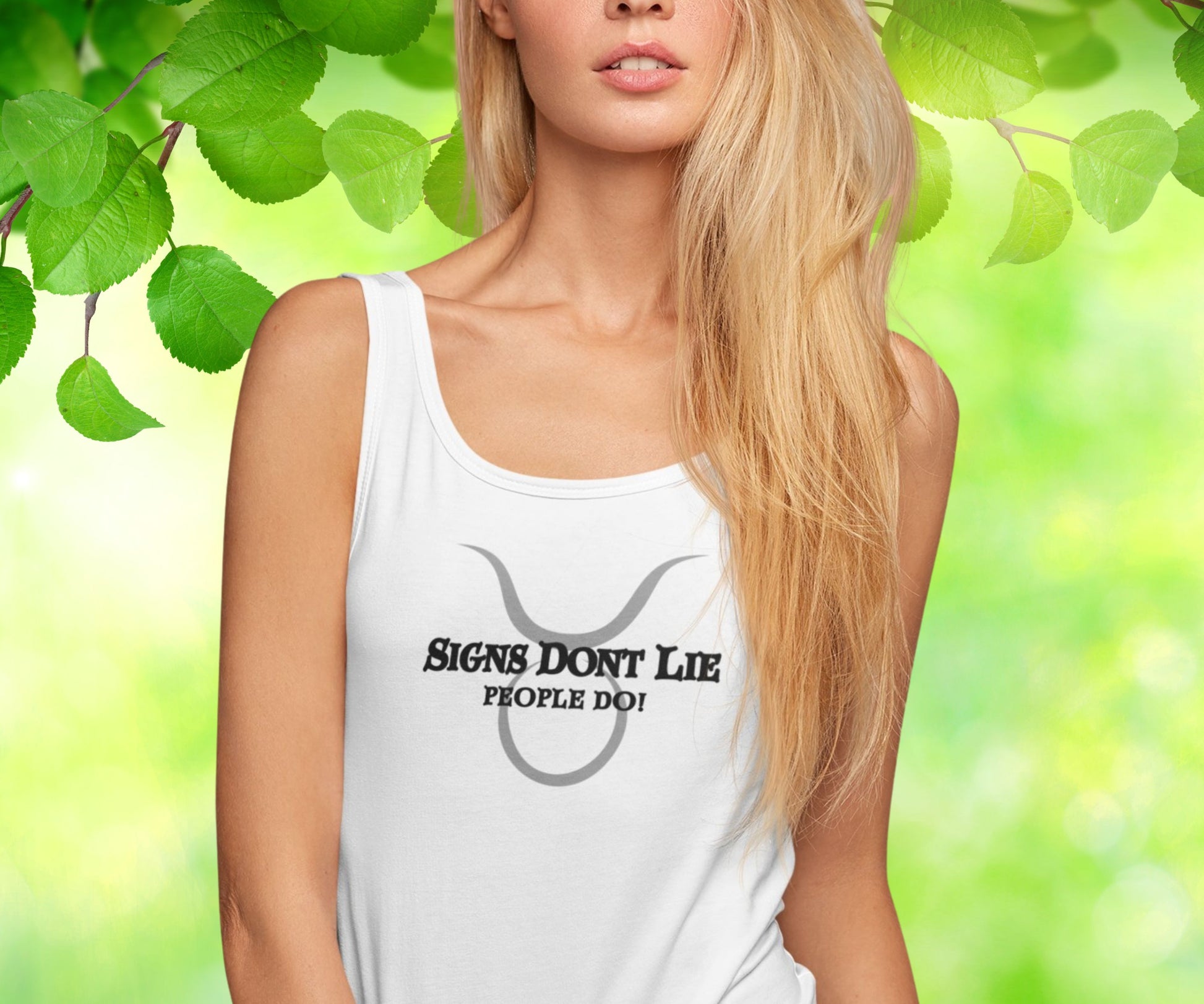 Signs Don't Lie, People Do! Zodiac Tank Top