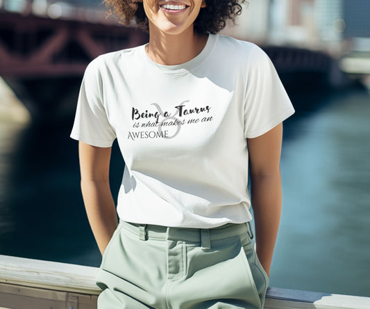 Awesome Unisex Taurus Tshirt | Horoscope Profession Tee