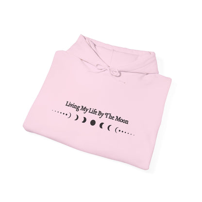Living My Life by the Moon Hoodie – Moon Phase Astrology Sweatshirt