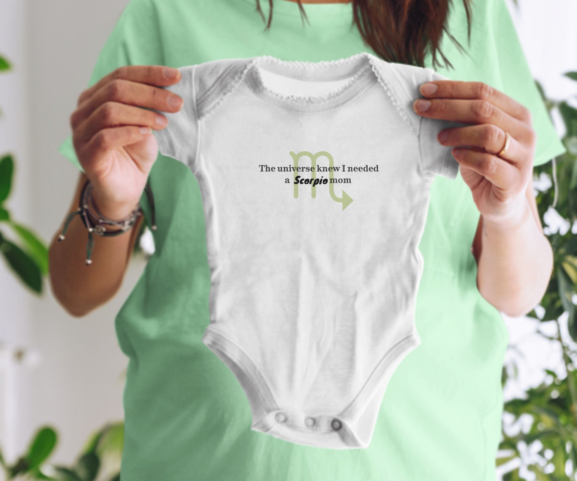Baby Onesie for Scorpio Moms | Customized for all Genders | Horoscope bodysuit