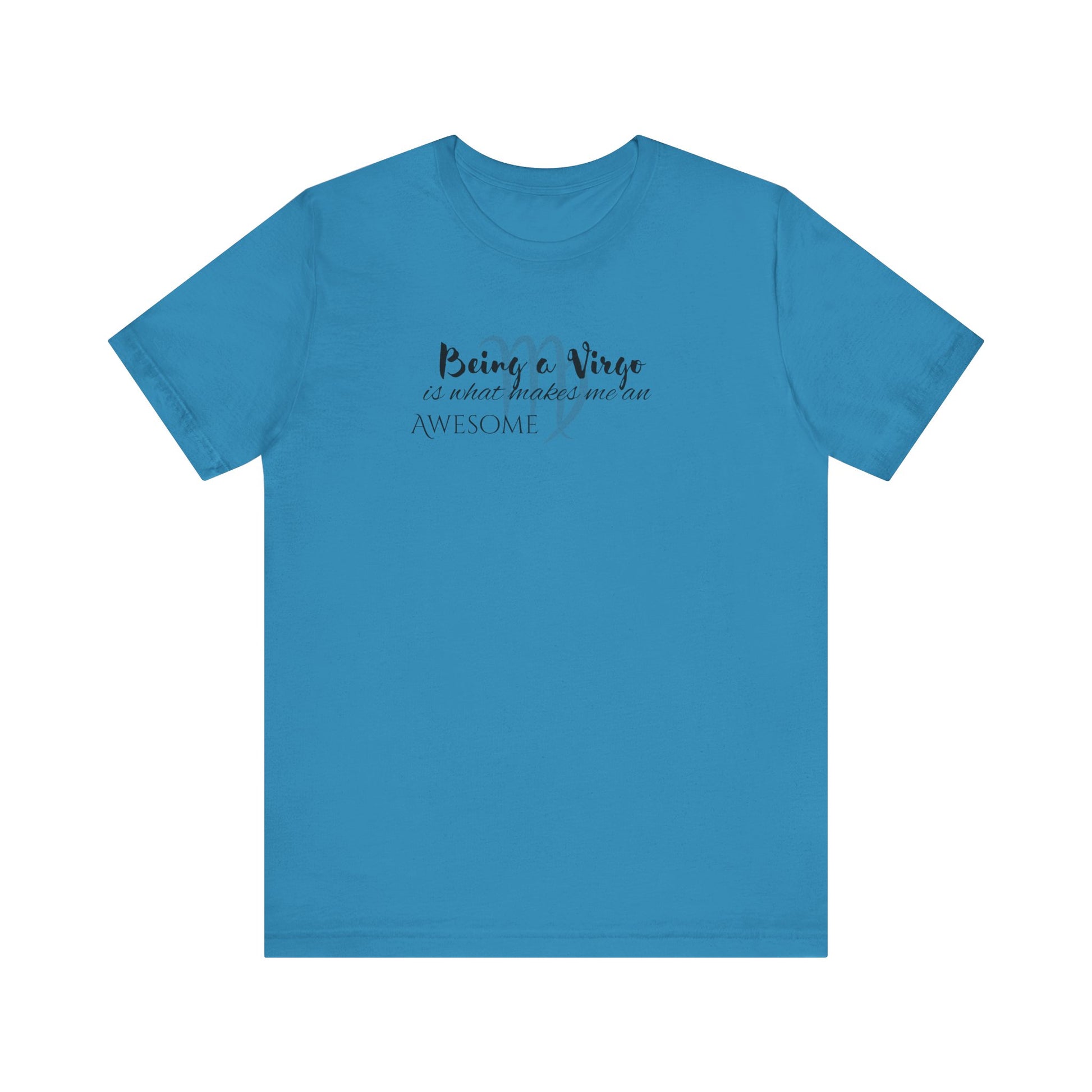 Awesome Unisex Virgo Tshirt | Horoscope Profession Tee Aqua