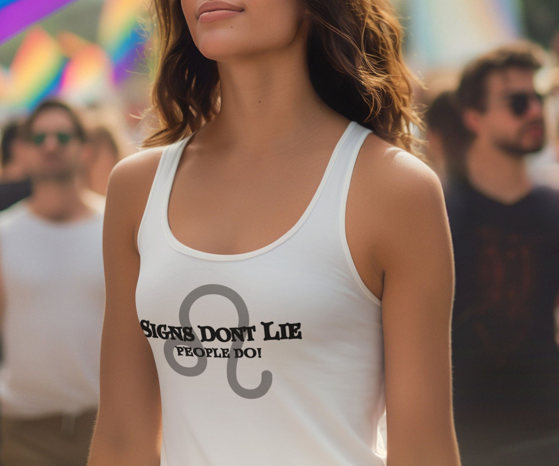 Signs Don't Lie, People Do! Zodiac Tank Top