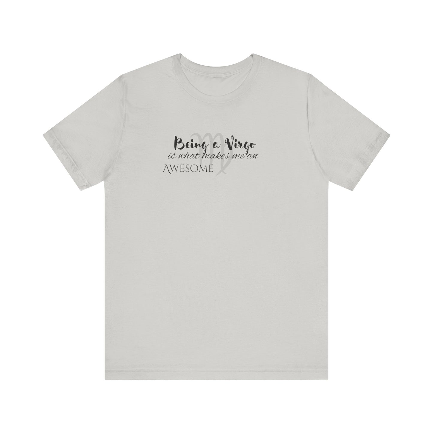 Awesome Unisex Virgo Tshirt | Horoscope Profession Tee Silver