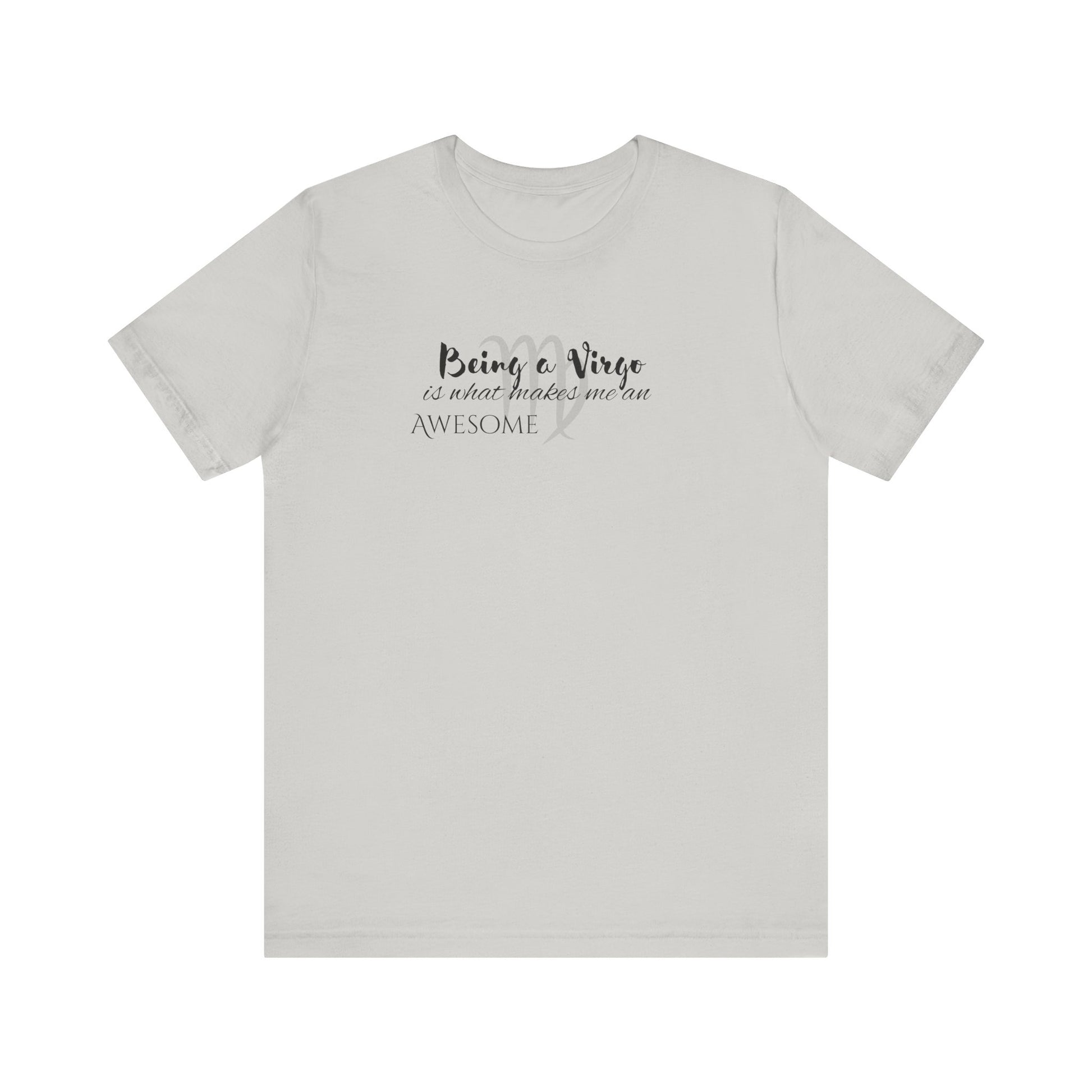 Awesome Unisex Virgo Tshirt | Horoscope Profession Tee Silver