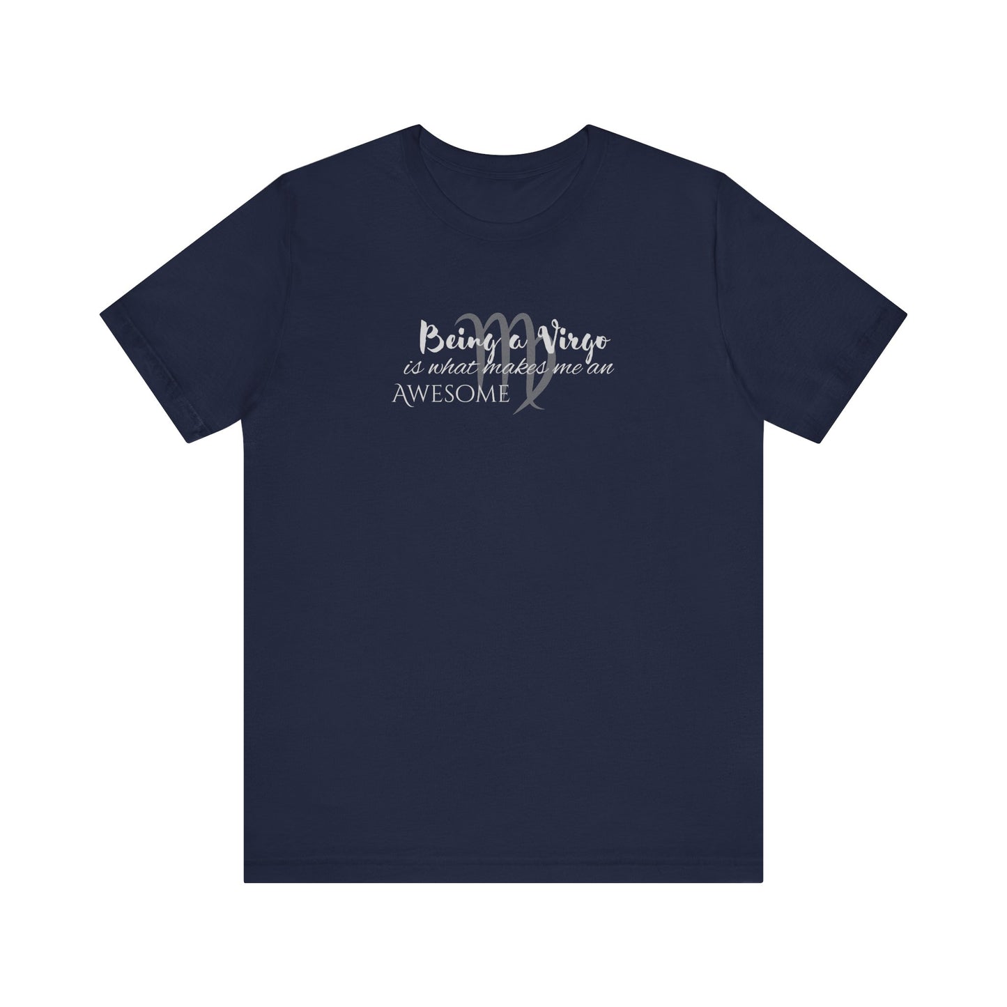 Awesome Unisex Virgo Tshirt | Horoscope Profession Tee Navy