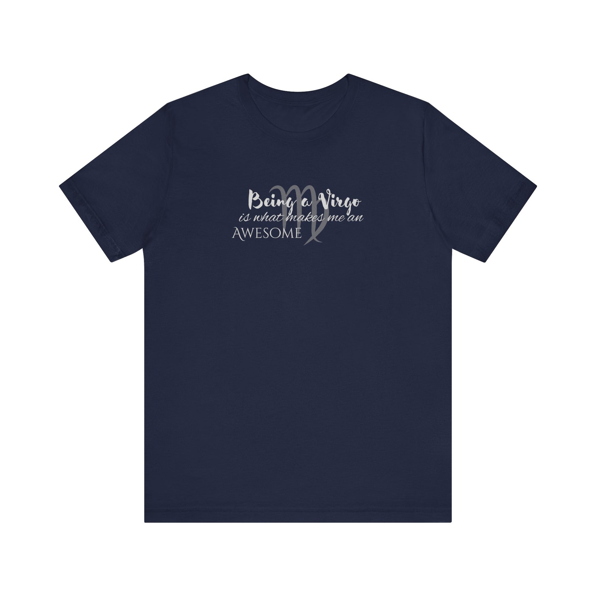 Awesome Unisex Virgo Tshirt | Horoscope Profession Tee Navy
