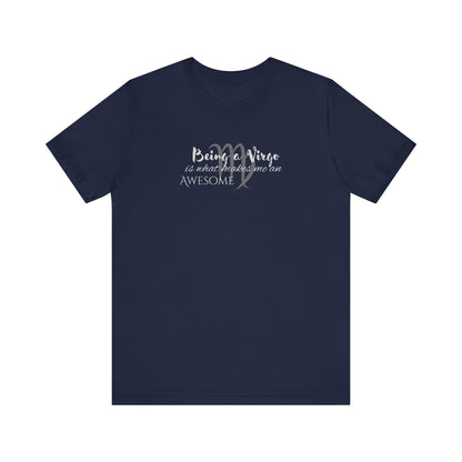 Awesome Unisex Virgo Tshirt | Horoscope Profession Tee Navy