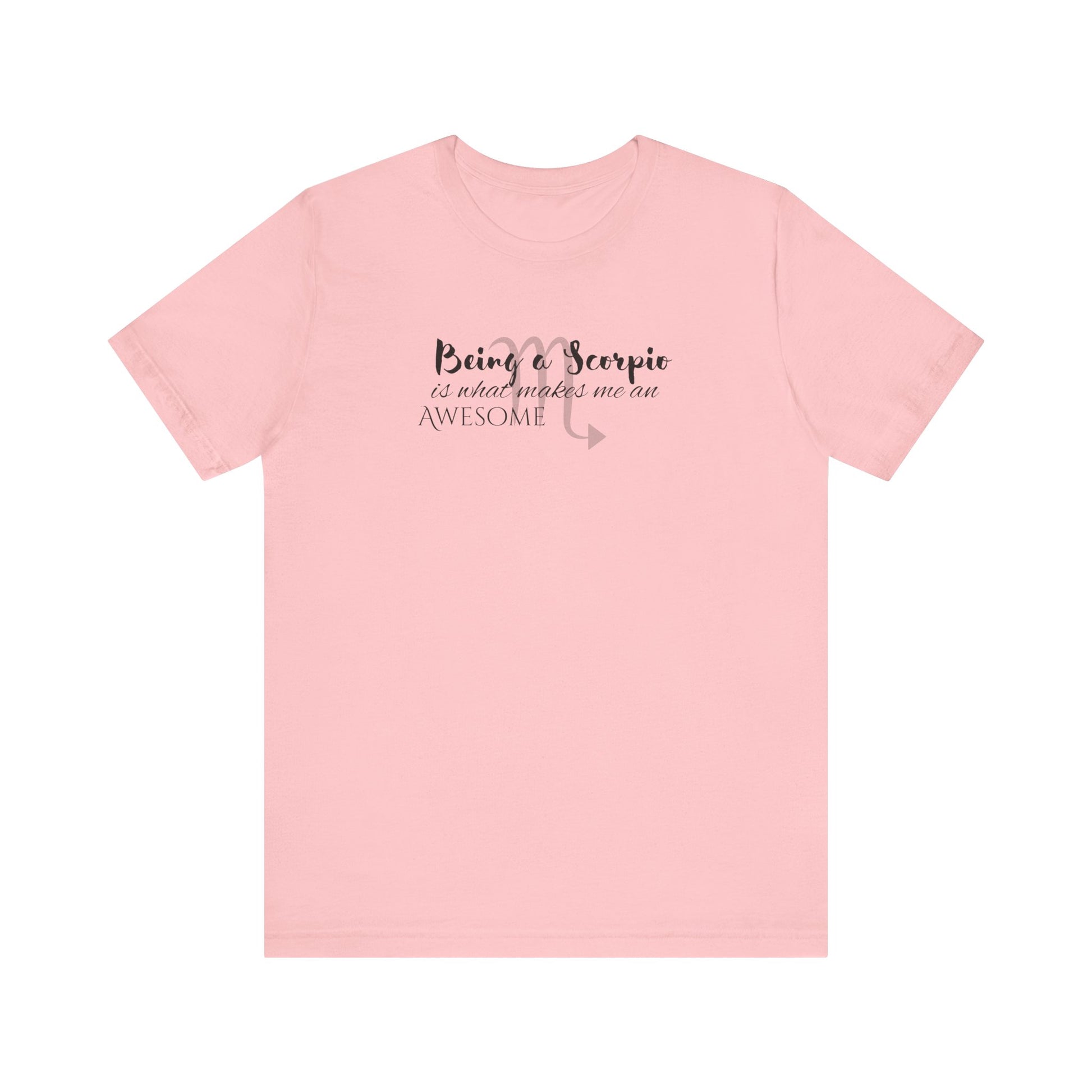 Awesome Unisex Scorpio Tshirt | Horoscope Profession Tee Pink