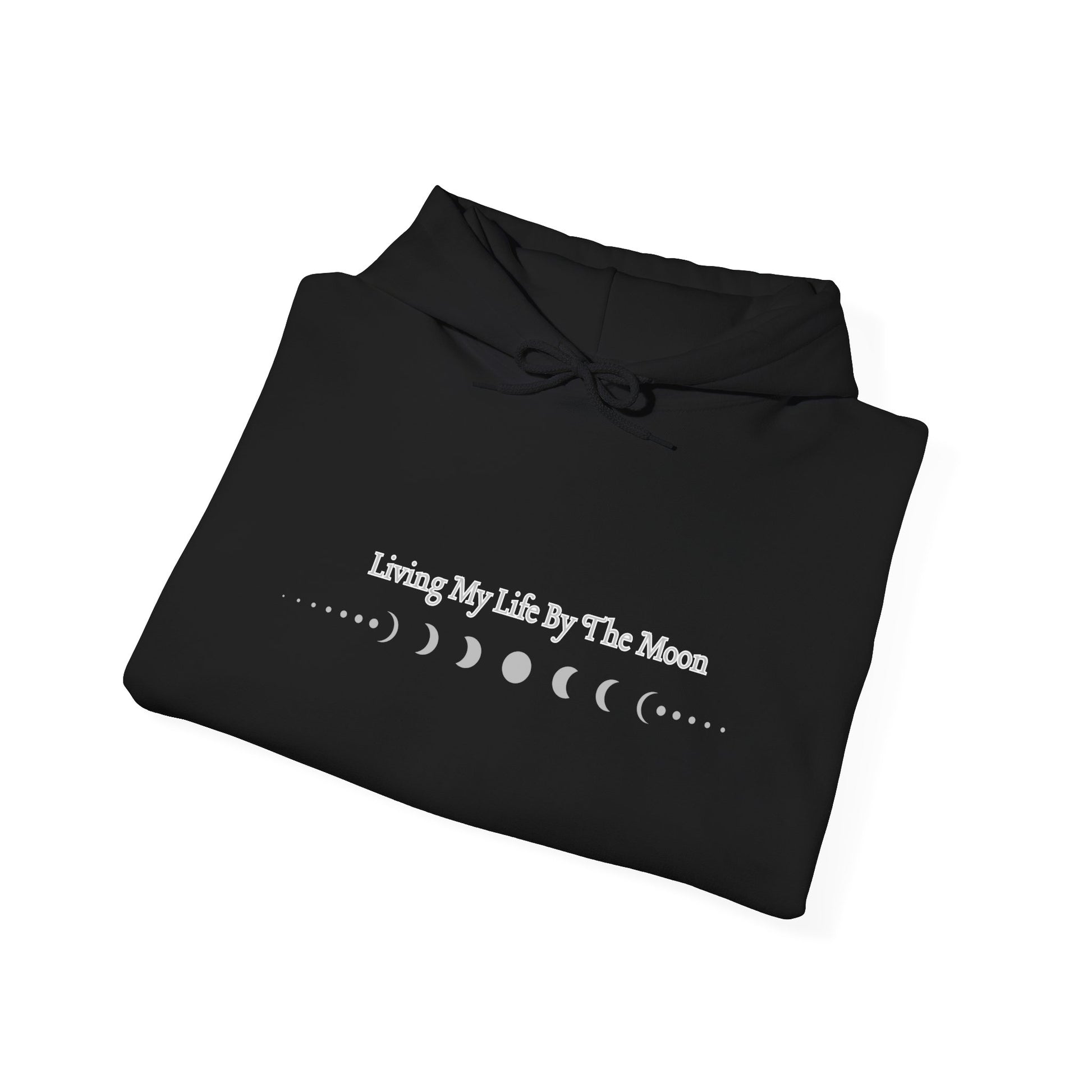 Living My Life by the Moon Hoodie – Moon Phase Astrology Sweatshirt