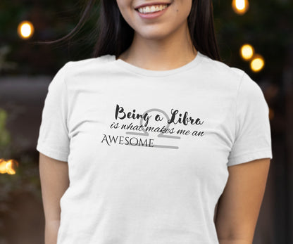 Awesome Unisex Libra Tshirt | Horoscope Profession Tee