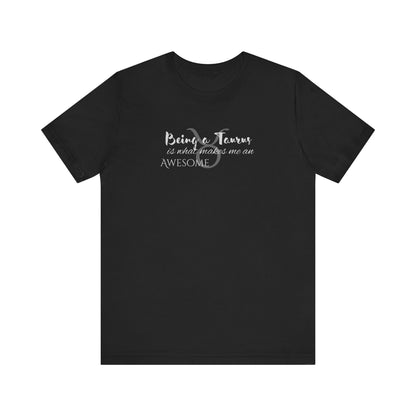 Awesome Unisex Taurus Tshirt | Horoscope Profession Tee Black