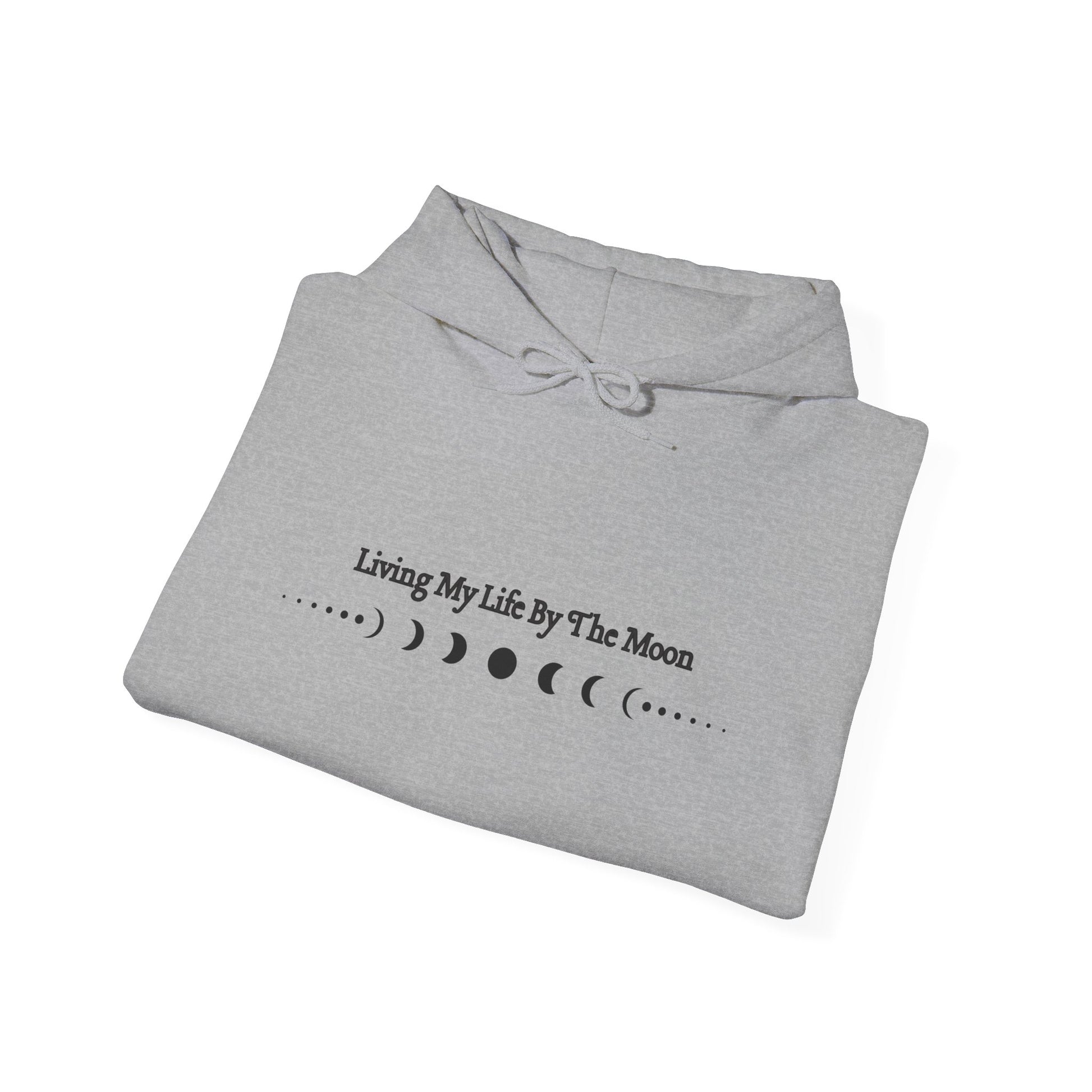Living My Life by the Moon Hoodie – Moon Phase Astrology Sweatshirt
