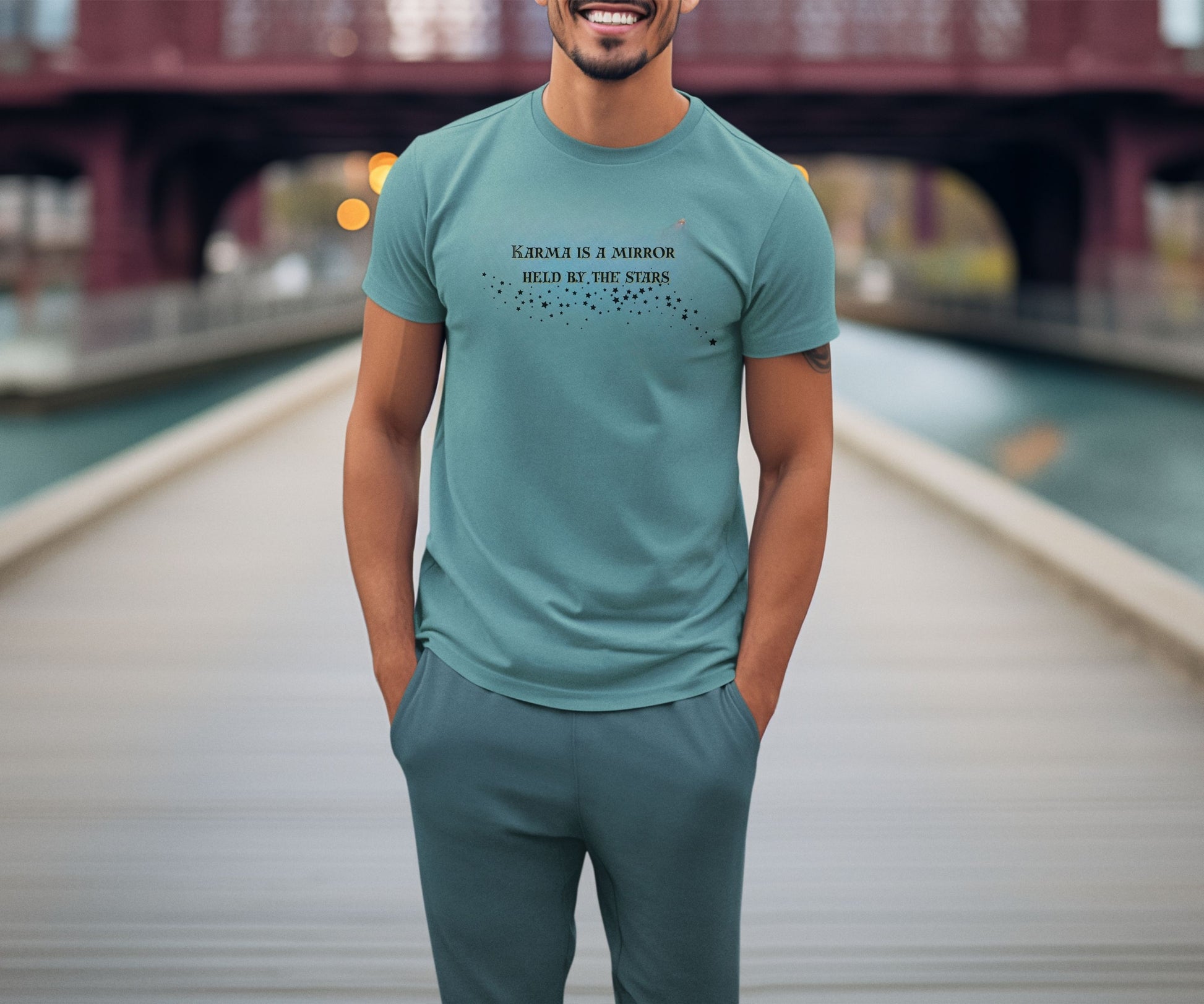 Karma Is a Mirror Held by the Stars – Spiritual Astrology T-Shirt