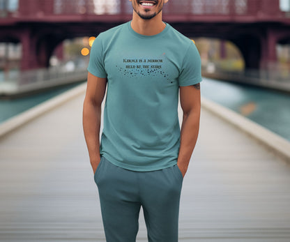 Karma Is a Mirror Held by the Stars – Spiritual Astrology T-Shirt